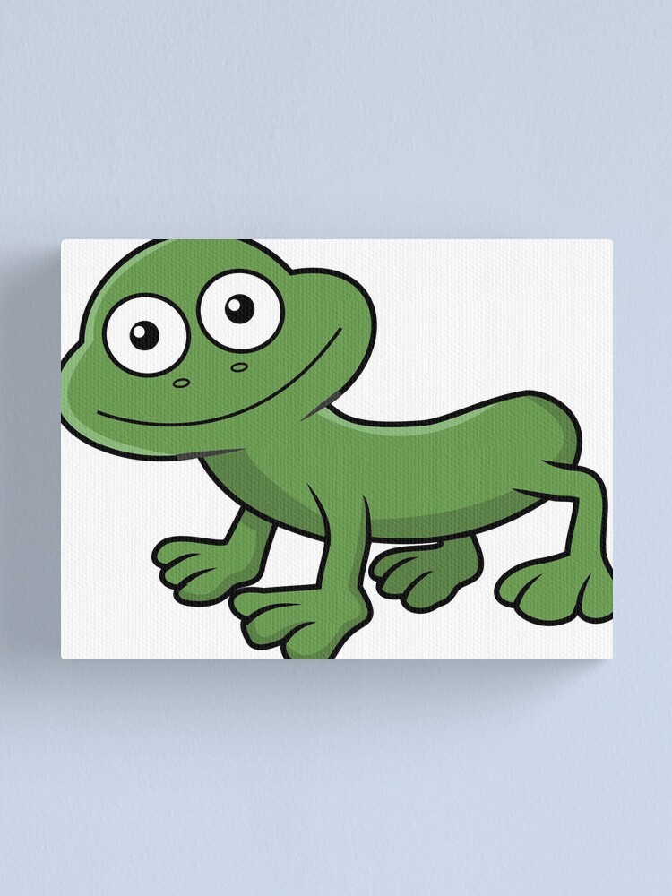 Alternate view of Sausage Frog Canvas Print
