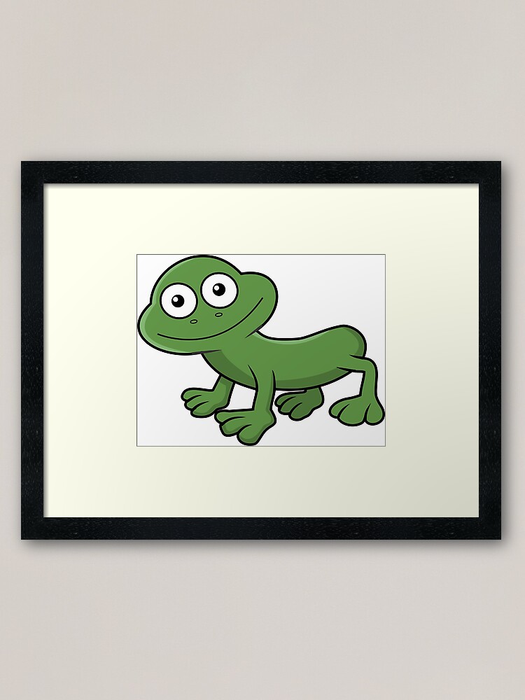 Alternate view of Sausage Frog Framed Art Print