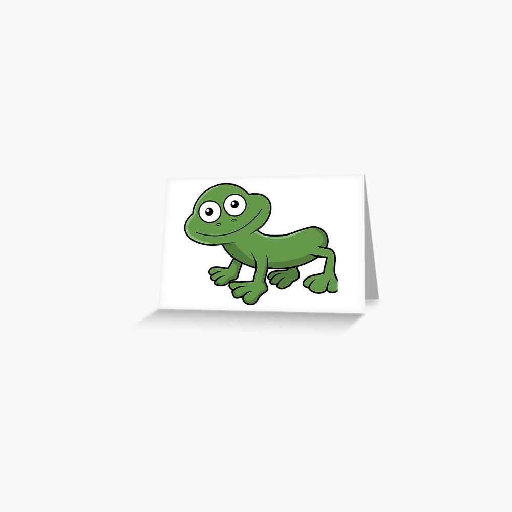 Sausage Frog Greeting Card