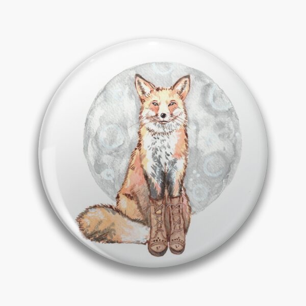 Item preview, Moon and Fox in Boots designed and sold by lindefee.