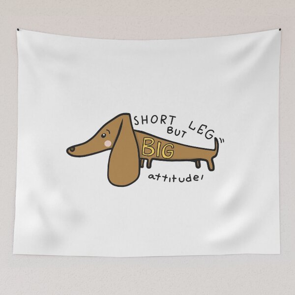 Item preview, Short legs but big attitude designed and sold by deepakrode7.