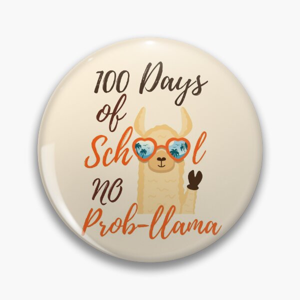 Artikelvorschau, 100 Schultage Kein Prob-Lama entworfen und verkauft von Beautifulpaint.