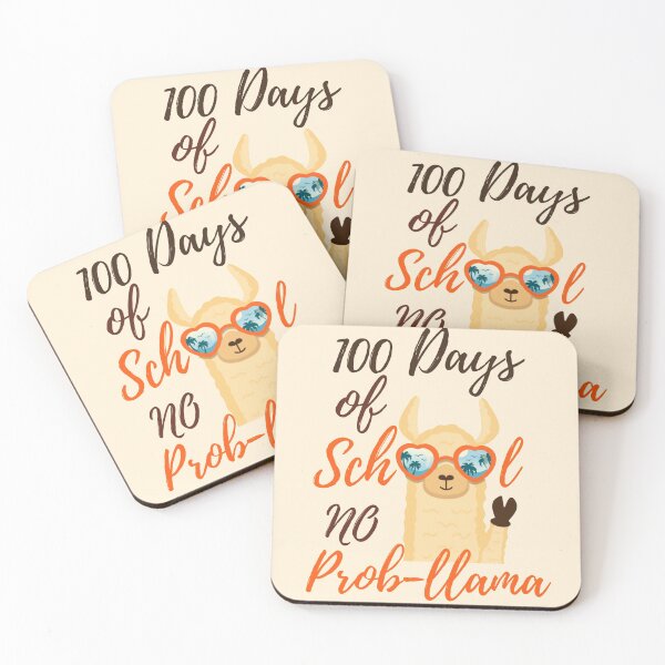 Item preview, 100 Days of School No Prob-llama designed and sold by Beautifulpaint.