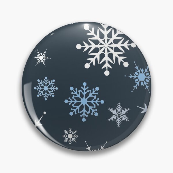 Item preview, Cute Snowflake Pattern Dark Blue designed and sold by Brawni.
