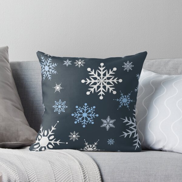 Item preview, Cute Snowflake Pattern Dark Blue designed and sold by Brawni.
