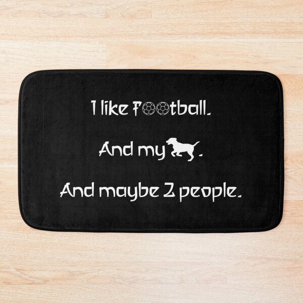 Item preview, I love football, my dog and 2 people. designed and sold by 2Girls1Shirt.