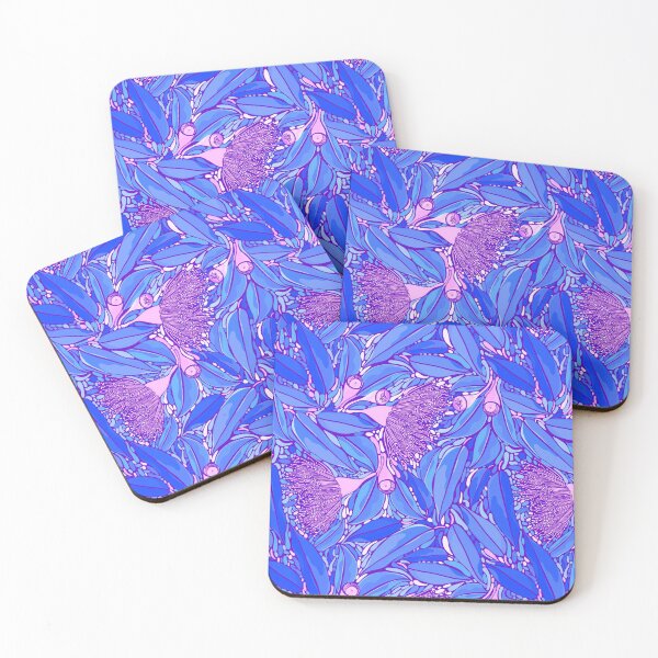 Item preview, Springtime Wildflower Pattern - Bright Pink and Blue designed and sold by Sketchbook Designs.
