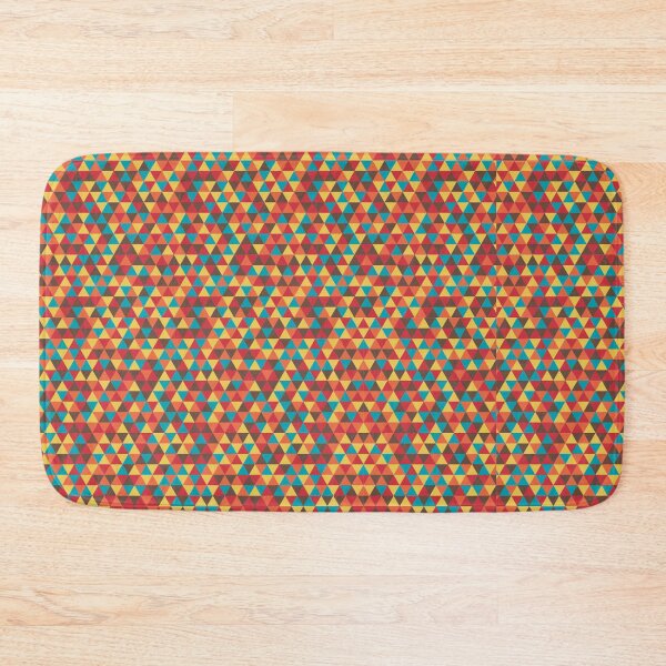 Item preview, Multicolored abstract mosaic mini triangles designed and sold by JEROME MARQUANT.