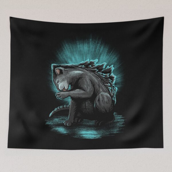Item preview, Cat-zilla kaiju cute monster designed and sold by kevinmertayasa.