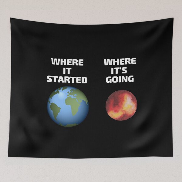 Item preview, Earth to Mars Where It Started and Where It's Going designed and sold by SunfullyYours.