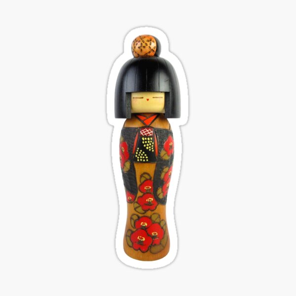 Item preview, Traditional Japanese Wooden Kokeshi Doll (#3) designed and sold by JapanJewels.