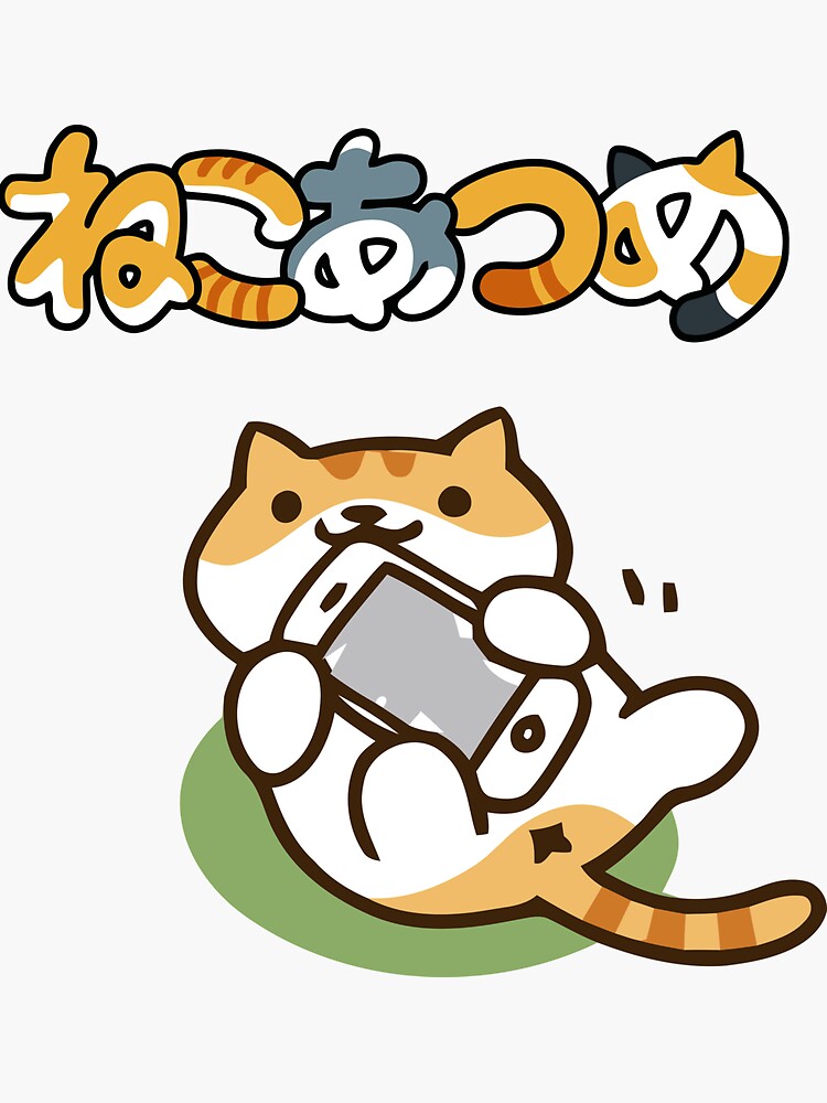 Neko Atsume Sticker for Sale by hamugiwara