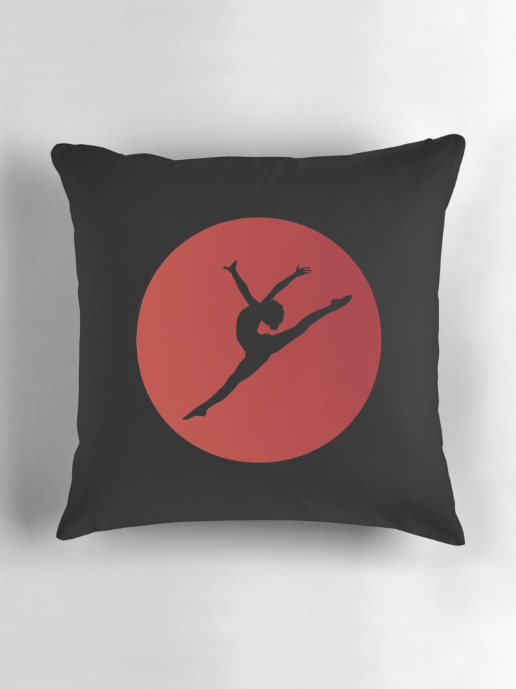 Thumbnail 3 of 4, Pillow, Dance In The Fire designed and sold by PureGeometry.