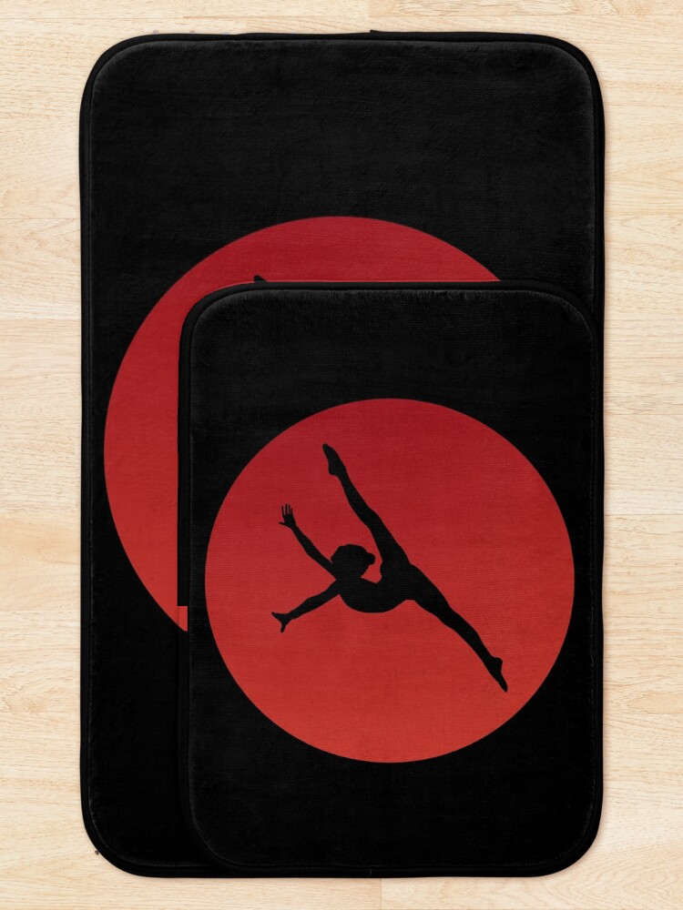 Thumbnail 5 of 6, Bath Mat, Dance In The Fire designed and sold by PureGeometry.