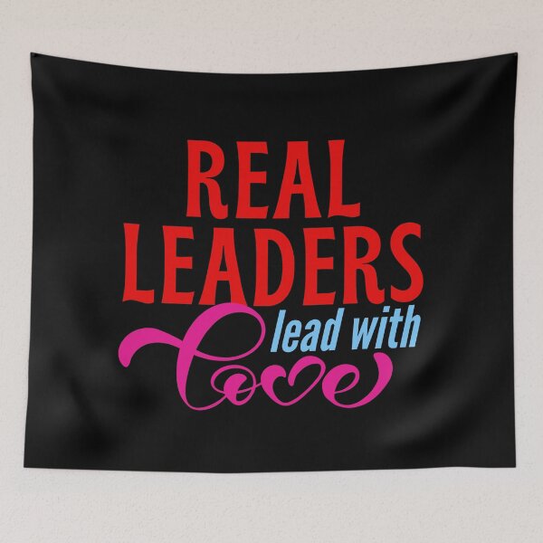Item preview, Real Leaders Lead with Love  designed and sold by springbloomb.
