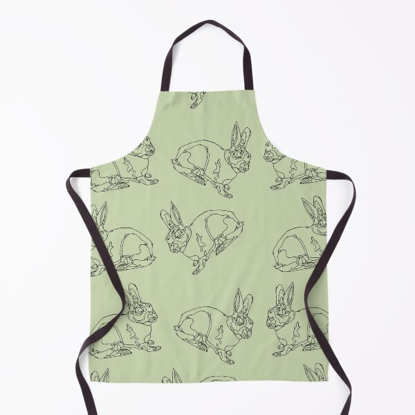 Item preview, minimalistic pet bunny line art illustration designed and sold by The Red Shop.