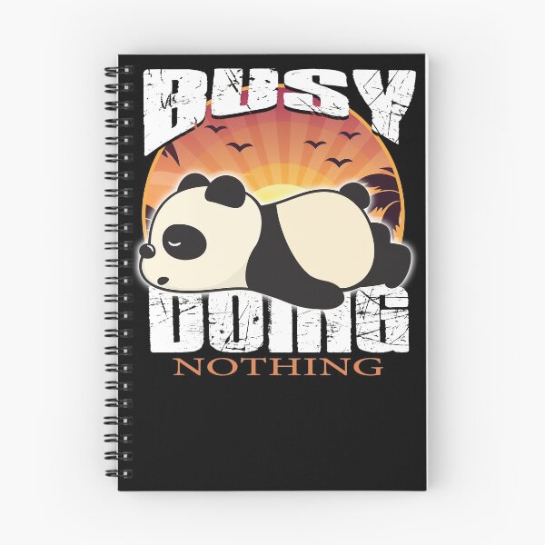 Item preview, Busy Doing Nothing Panda designed and sold by printworxx.