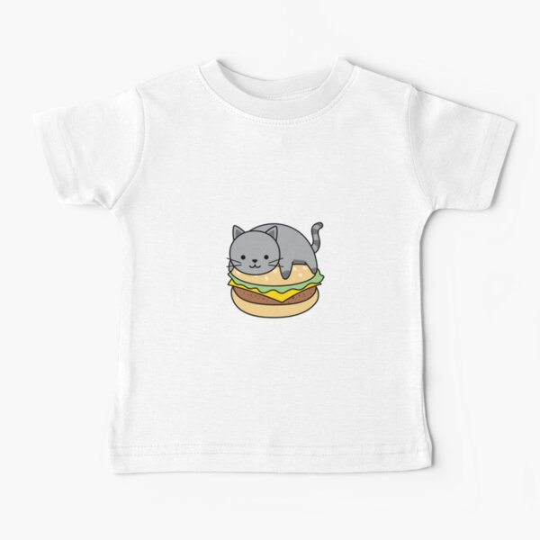 Cat Mom Burger - Funny Baby T-Shirt