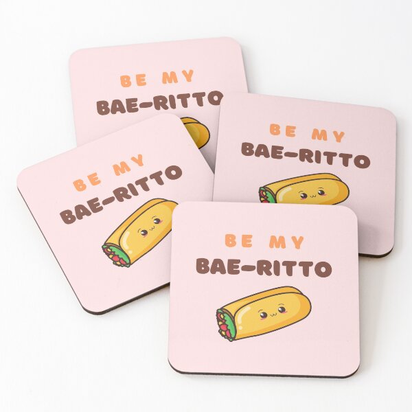 Item preview, Be my Bae-ritto Food Pun designed and sold by GoodMoodFood.