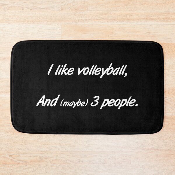 Item preview, I like volleyball, and 3 people. designed and sold by 2Girls1Shirt.