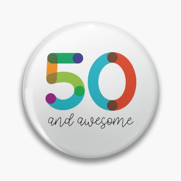 Item preview, 50 and Awesome! designed and sold by VicEllisArt.