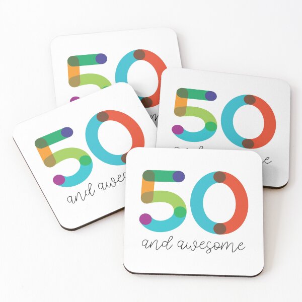 Item preview, 50 and Awesome! designed and sold by VicEllisArt.