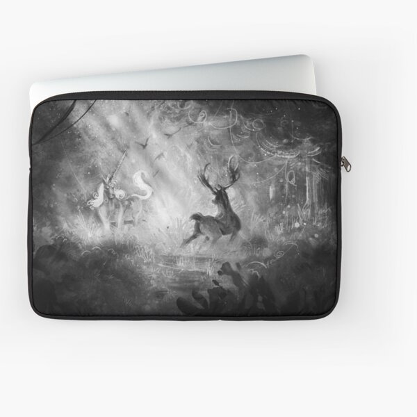 Deer Vs Unicorn Laptop Sleeve