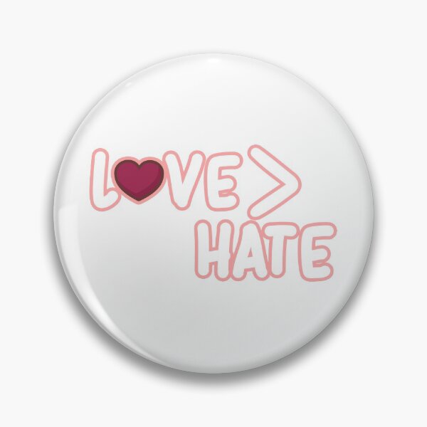 Item preview, Love Is Greater Than Hate / Valentines Day Gift / Hearts Love / Valentine Lovers / February 14 designed and sold by biigshow.