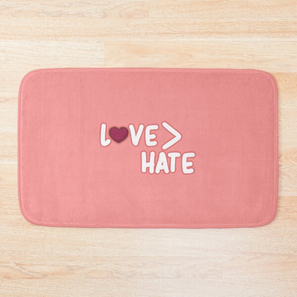 Item preview, Love Is Greater Than Hate / Valentines Day Gift / Hearts Love / Valentine Lovers / February 14 designed and sold by biigshow.