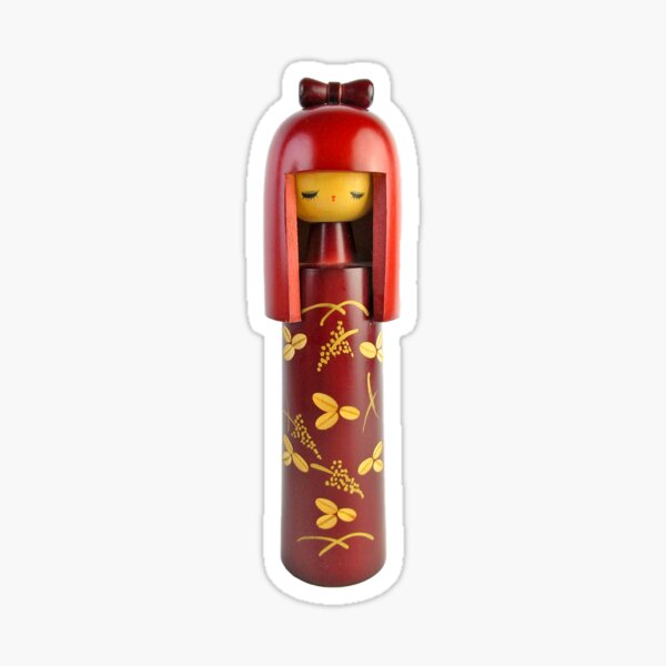 Item preview, Traditional Japanese Wooden Kokeshi Doll (#4) designed and sold by JapanJewels.