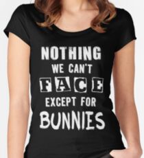 ...except for Bunnies Women's Fitted Scoop T-Shirt