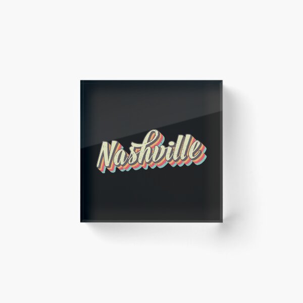 Item preview, Nashville Tennessee Typographic Design designed and sold by Blok45.