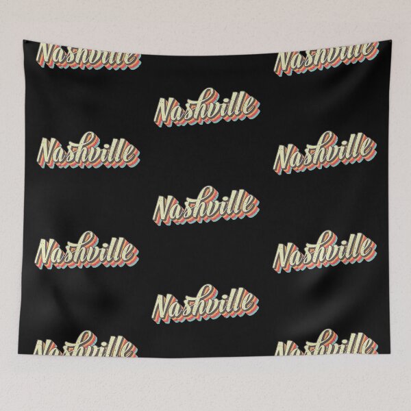 Item preview, Nashville Tennessee Typographic Design designed and sold by Blok45.