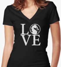 Mortal Love Women's Fitted V-Neck T-Shirt