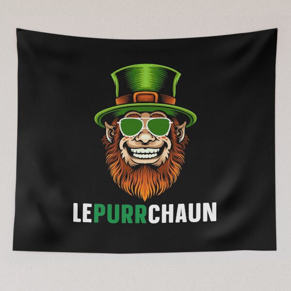 Item preview, Funny Leprechaun  with Sunglass and Patty's Hat designed and sold by Mariano Topno.