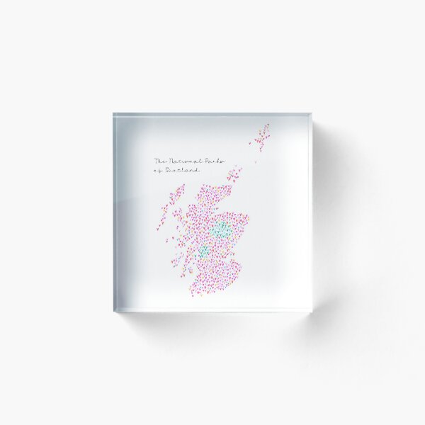 Artikelvorschau, Schottland Herzkarte - Nationalparks entworfen und verkauft von Coloursbykim.