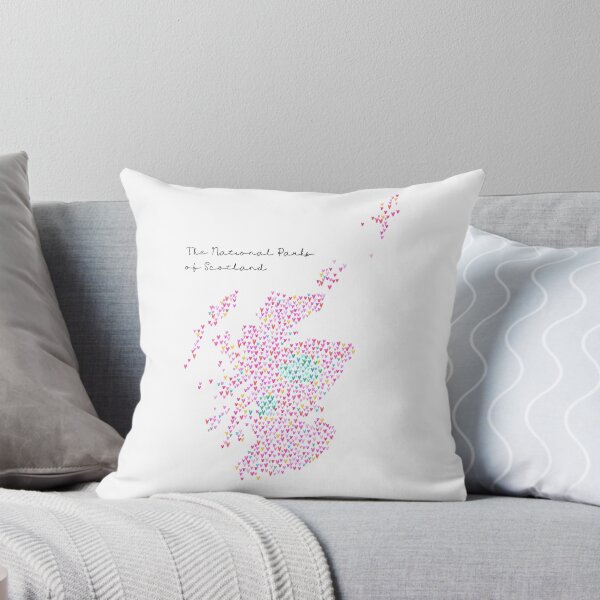 Item preview, Scotland Heart Map - National Parks designed and sold by Coloursbykim.