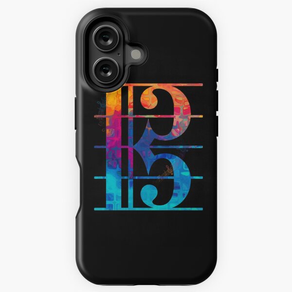 Item preview, Alto Clef Color (Black) designed and sold by leandrojsj.