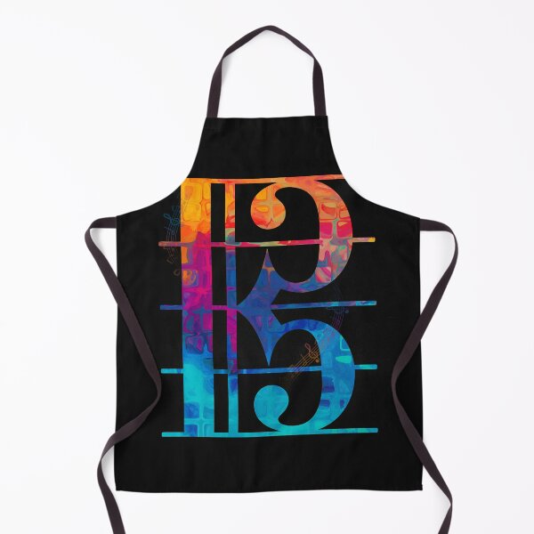 Item preview, Alto Clef Color (Black) designed and sold by leandrojsj.