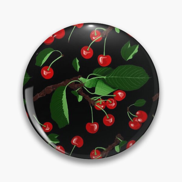 Item preview, Cherries Black Summer Fruits Design designed and sold by SemDesigns1.