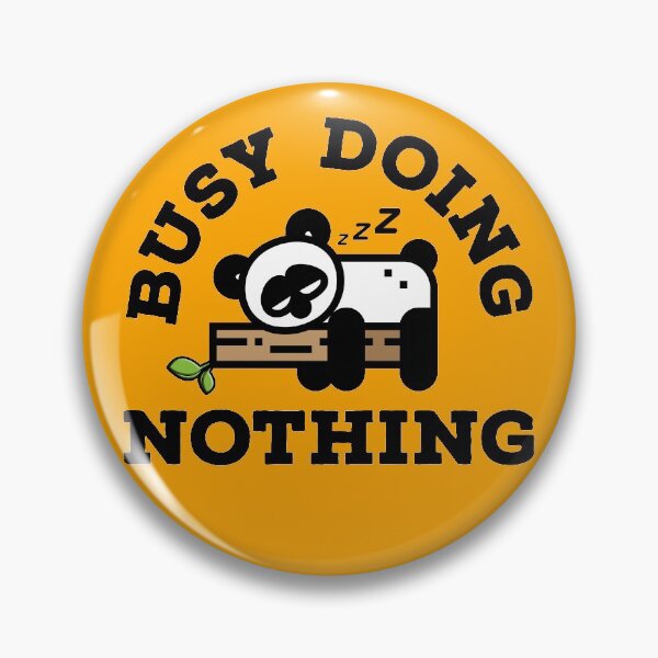 Item preview, Busy Doing Nothing Panda designed and sold by art-by-shadab.