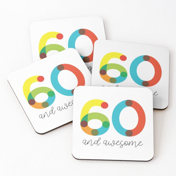 Item preview, 60 and Awesome! designed and sold by VicEllisArt.