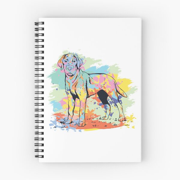 Item preview, Cute Labrador Retriever with Colorful Background designed and sold by infleims.