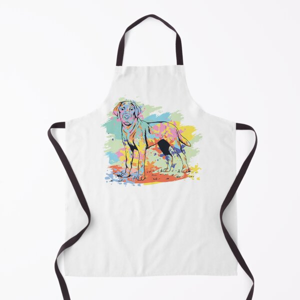 Item preview, Cute Labrador Retriever with Colorful Background designed and sold by infleims.