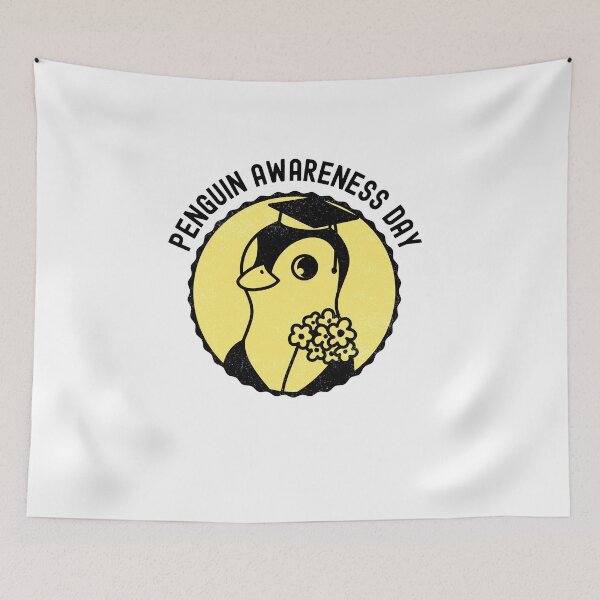 Item preview, Penguin graduating- Penguin Awareness Day designed and sold by Vaishnavi Deo.