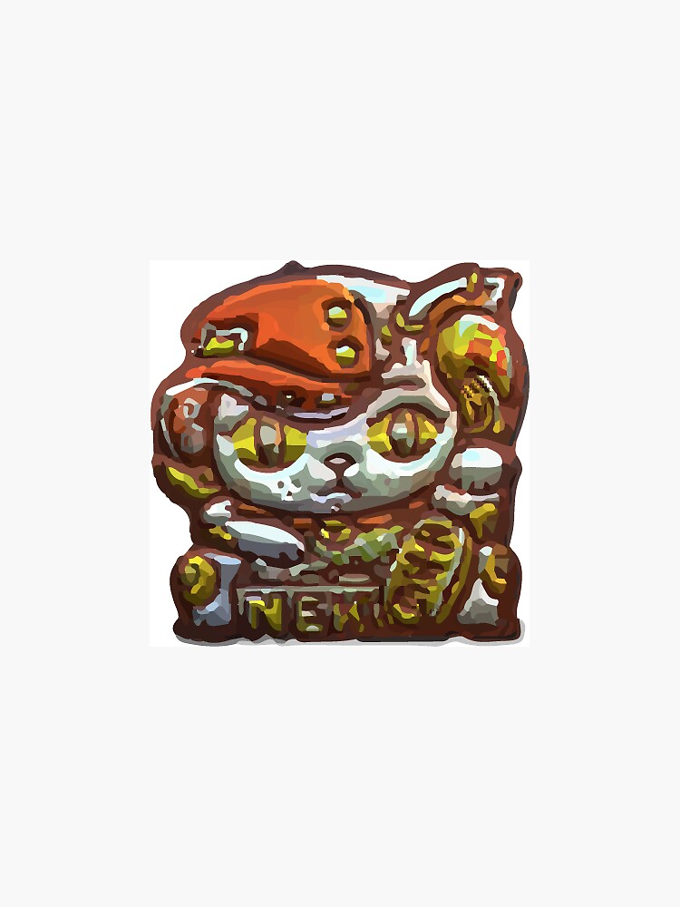 "Lucky Cat (Foil) Large CSGO" Sticker by sqwerty Redbubble