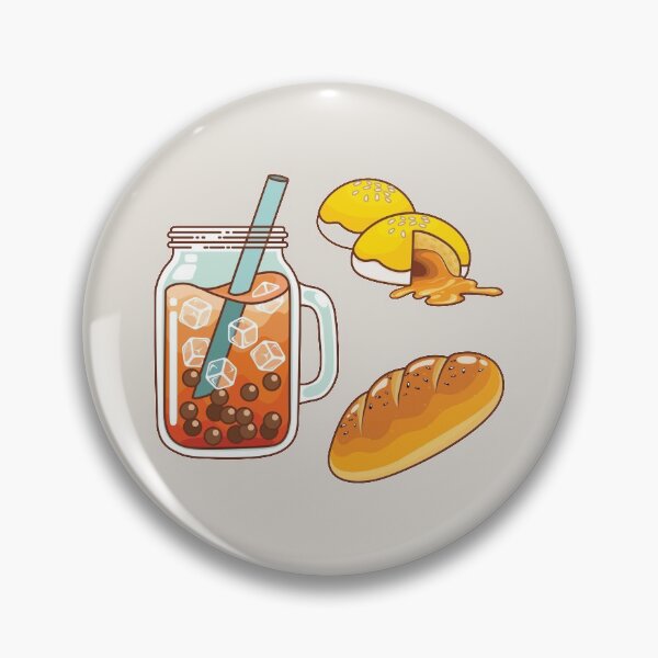 Item preview, Assorted Desserts - Boba Milk Tea, Bread and Salted Egg Pastry designed and sold by Alicia Chee.