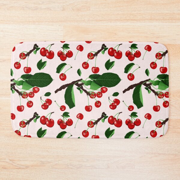 Item preview, Cherries Pale Pink Summer Fruits Design designed and sold by SemDesigns1.