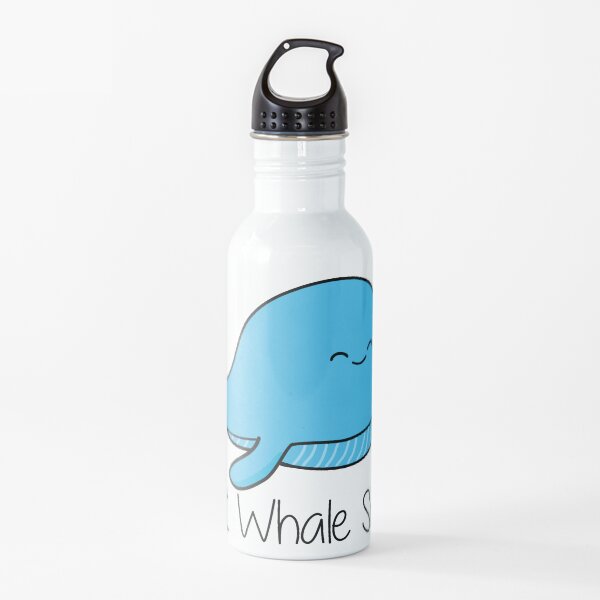 Get whale soon. get well soon Water Bottle