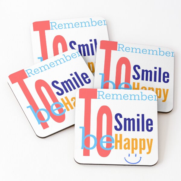 Item preview, REMEMBER TO SMILR BE HAPPY designed and sold by MXanwar.